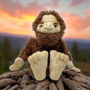 Plushology Plush Sasquatch Nursery Bedroom Decor Baby Shower Stuffed Animal 9"